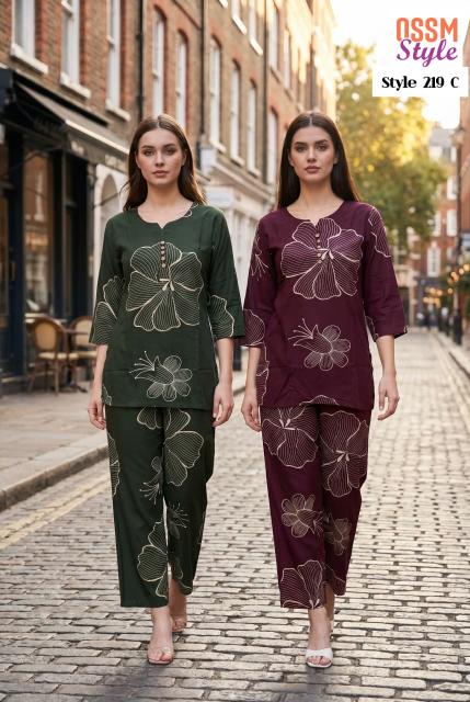 Ossm style 219 C coord set womens clothing wholesale